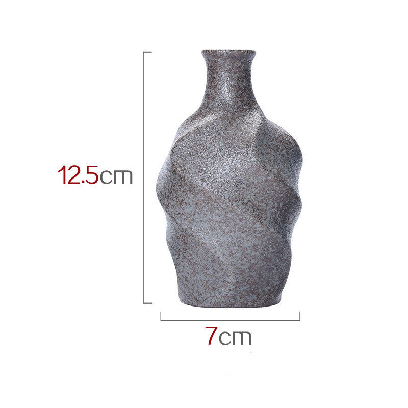 Nordic Ceramic Human Body Art Vase – Modern Sculpture for Dried Flower Arrangements