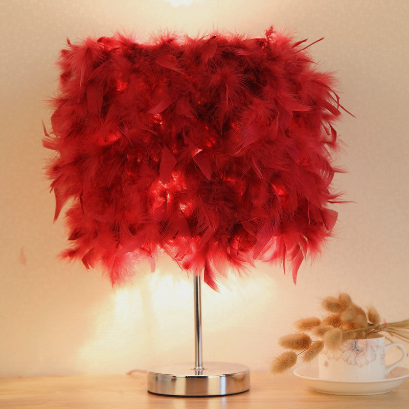 Feather Bedroom Cute Girly Night Light
