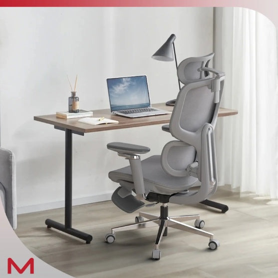 Ergonomic High-Back Mesh Office Chair with Adjustable Headrest & Lumbar Support