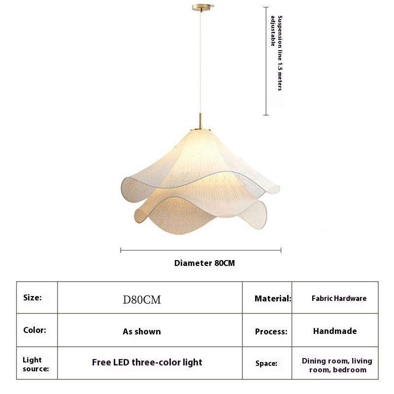Nordic Fabric High Grade Cream Style Chandelier