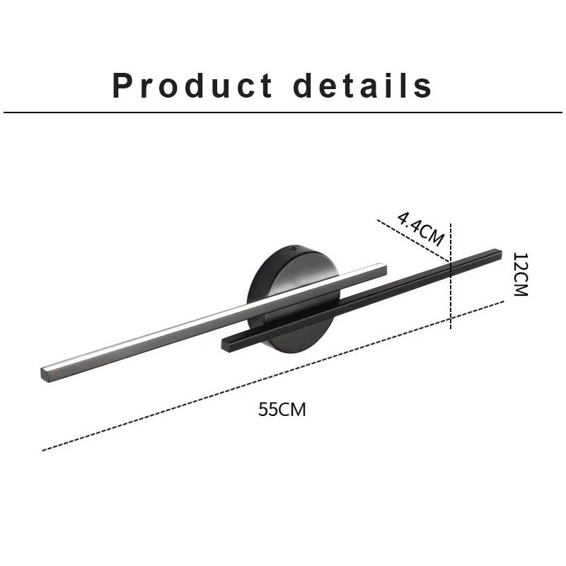 Double Linear Wall Lamp Led Atmosphere