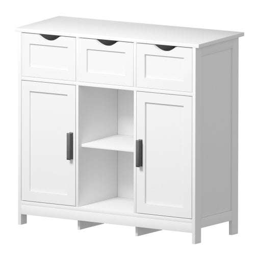 Storage Cabinets Wooden Floor Cabinet With Drawers And Shelves Storage Cabinets Accent Cabinet For Living Room Bedroom Bathroom Furniture Home Decor