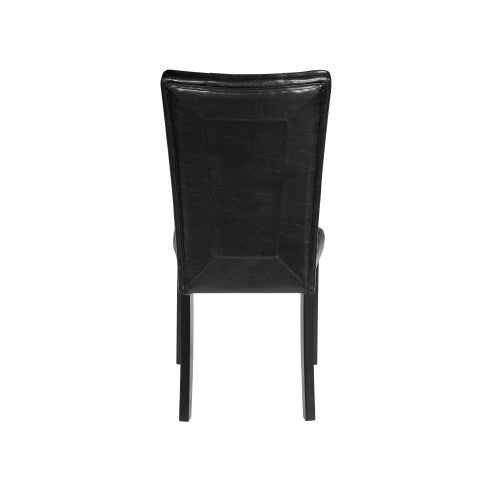 Sterling Parsons Chair – Elegant Black Upholstered Dining Chair For Home Or Office