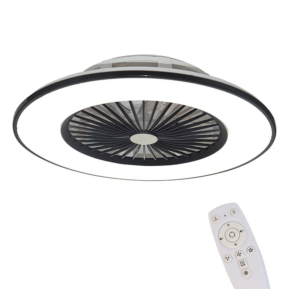 Smart Led Ceiling Fan Light Remote Controlled Modern Ceiling Lamp With Fan For Bedroom Comfort