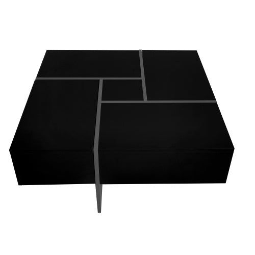Unique Design Coffee Table With 4 Hidden Storage Compartments 1