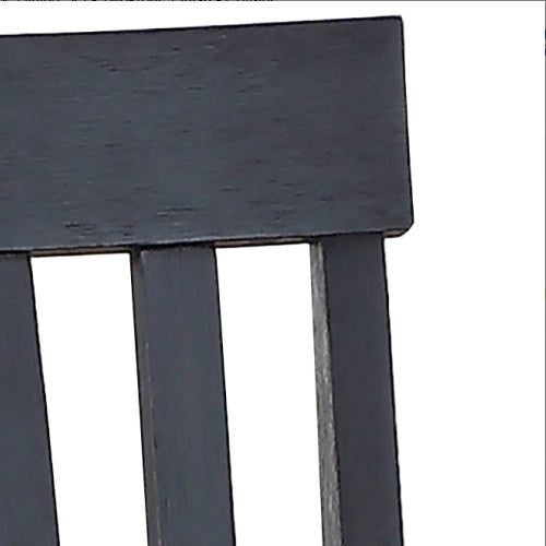 Farmhouse Style 7Pc Dining Set Two Tone Finish Cottage Table Design Schoolhouse Chairs