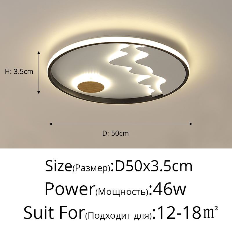 Modern Dome Ceiling Lamp Soft Ambient Lighting For Round Bedrooms
