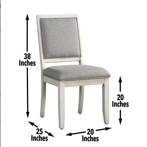Canova Side Chair – Elegant White Dining Chair With Curved Back For Kitchen Or Dining Room