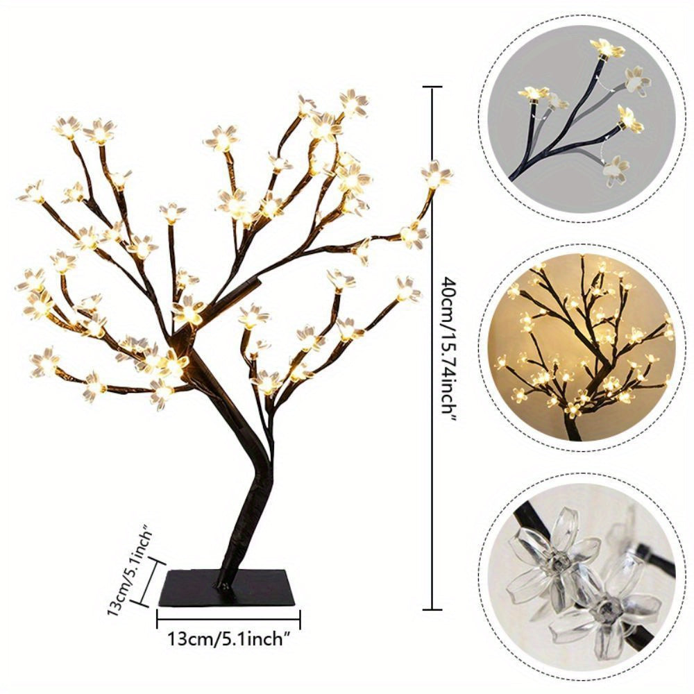 Cherry Blossom - Bonsai Tree Lights USB Plug With Switch