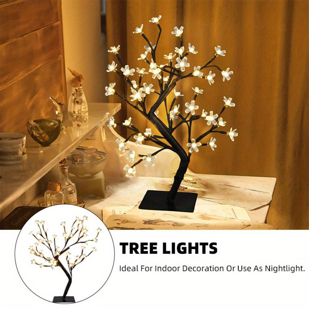 Cherry Blossom - Bonsai Tree Lights USB Plug With Switch