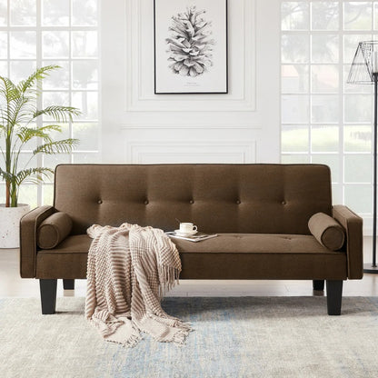 Fabric Sofa Medieval Love Seat Sofa Furniture With Pillows Living Room Button Tufted Sofa Pull Point Design