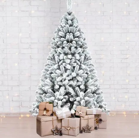 7.5ft Snow Flocked Christmas Tree