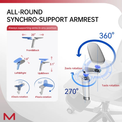 Ergonomic High-Back Mesh Office Chair with Adjustable Headrest & Lumbar Support