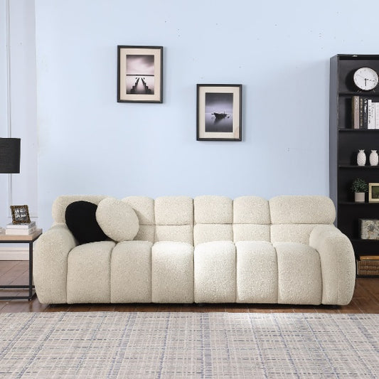 Home Comfortable And Soft Fabric Sofa Beige