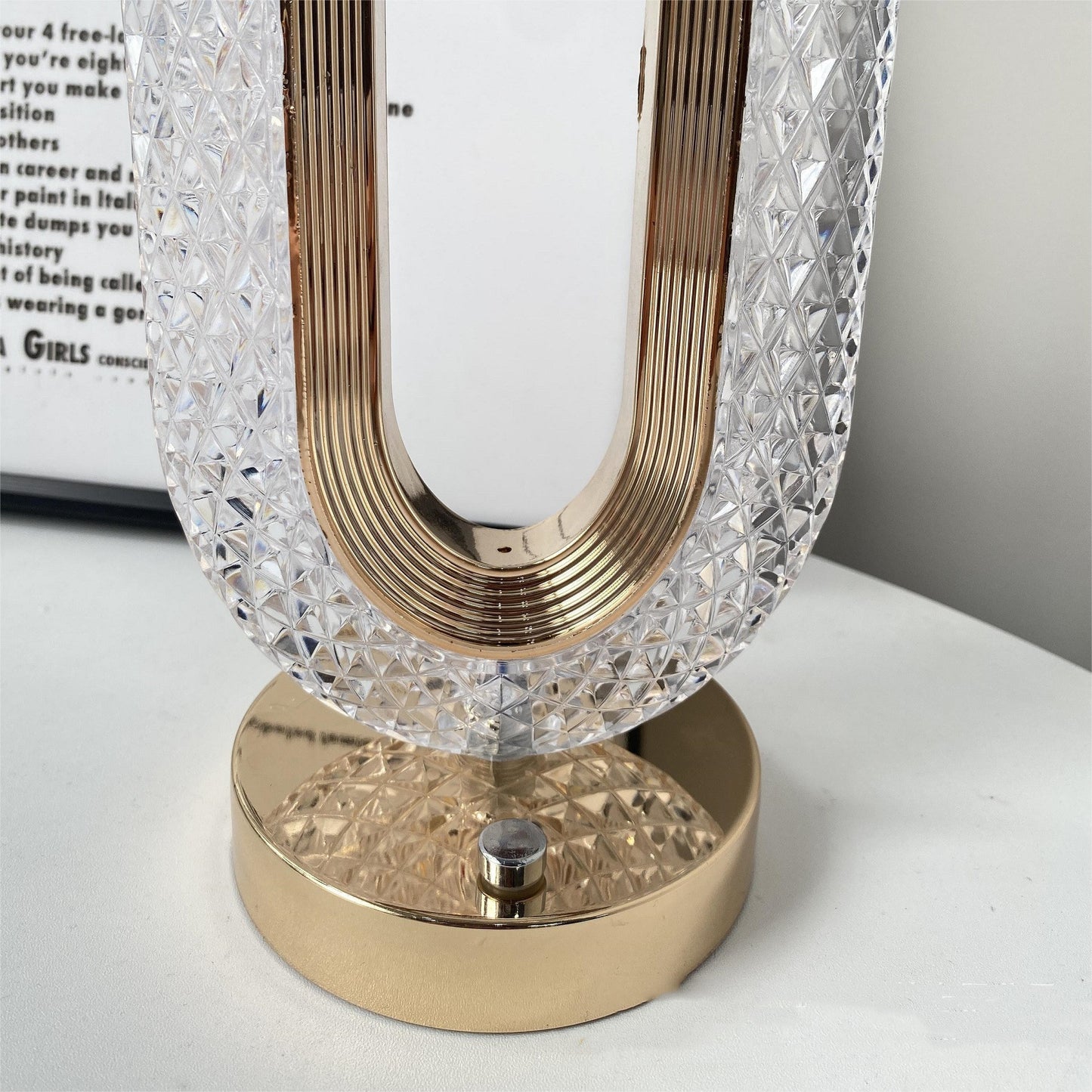Crystal Touch Desk Lamp Light Luxury Home Decor