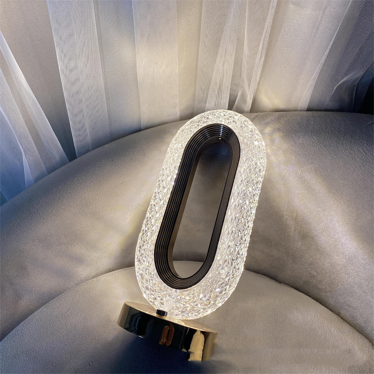 Crystal Touch Desk Lamp Light Luxury Home Decor