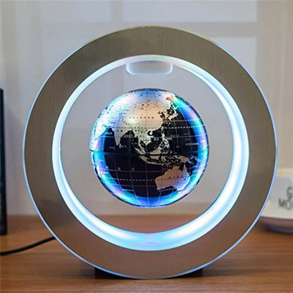 round LED Levitating Rotating Night Lamp