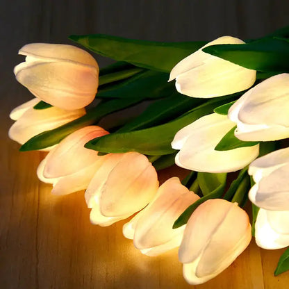 LED Tulip Lamp Night Simulation Flower