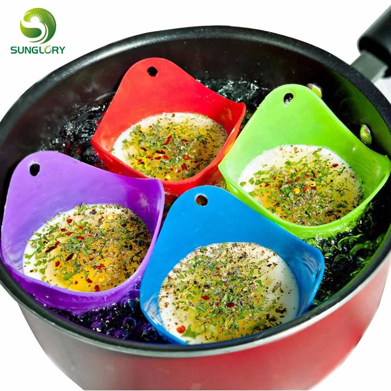 Silicone Egg Poacher Poaching Pods