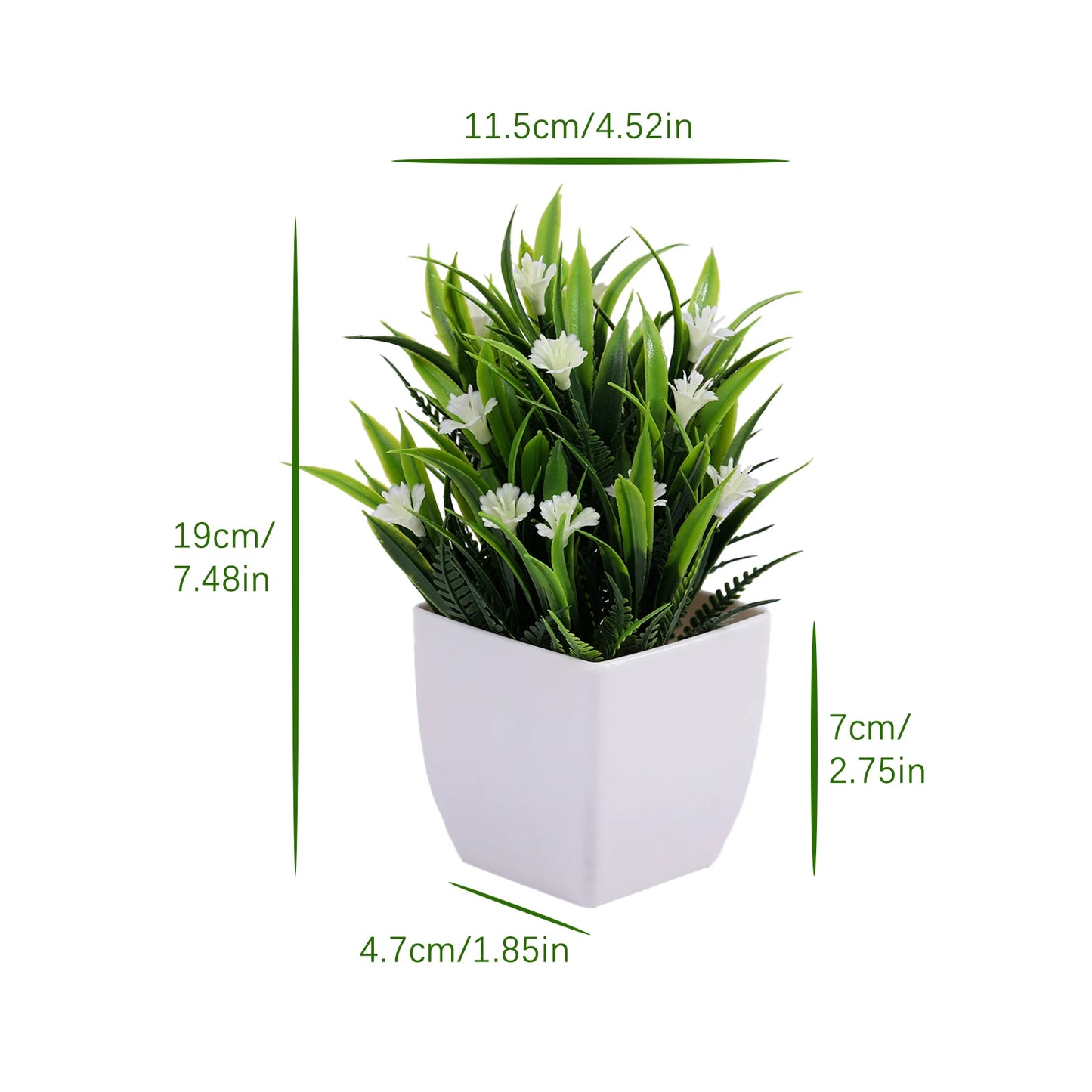 Artificial Plants for Home Decor with Pots