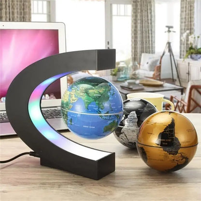 Magnetic Floating Globe, LED World Map Electronic Antigravity globe