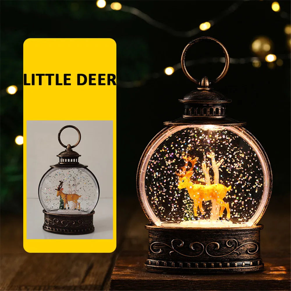 New year hanging LED Lantern fluid Night Light Lantern