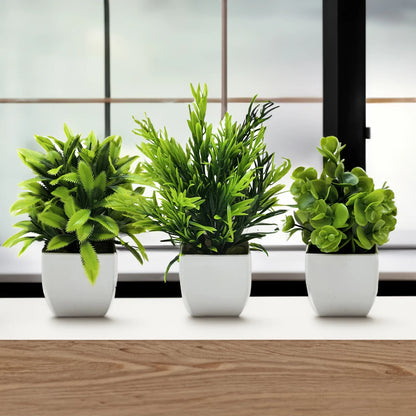 Artificial Plants for Home Decor with Pots