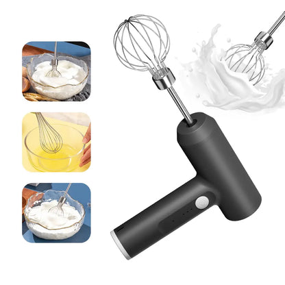 Wireless Electric Food Mixer blender Portable 3 Speeds