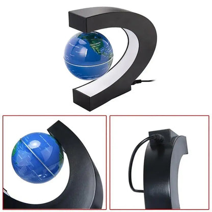 Magnetic Floating Globe, LED World Map Electronic Antigravity globe