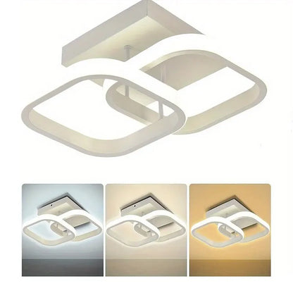 LED Ceiling Chandelier 3 colour lamps & 1 colour lamp for Bedroom/Dining Room