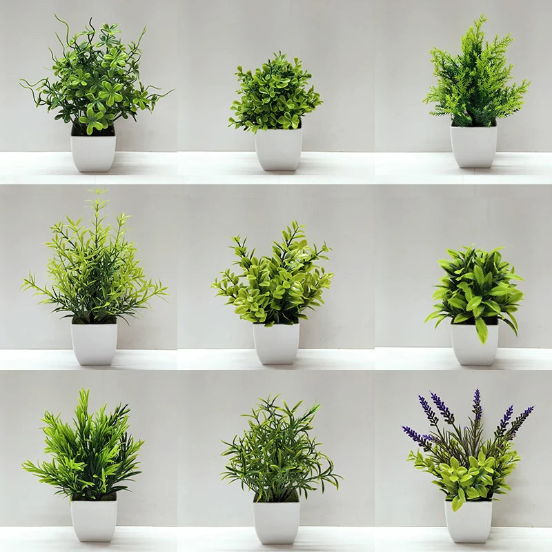 Artificial Plants for Home Decor with Pots