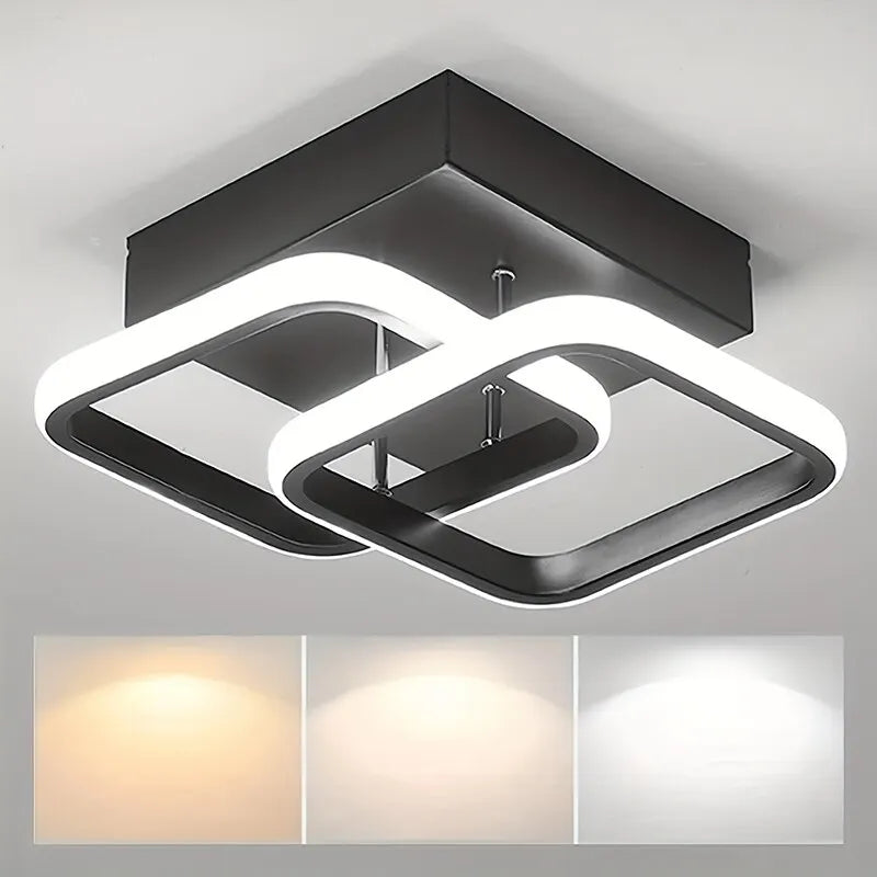 LED Ceiling Chandelier 3 colour lamps & 1 colour lamp for Bedroom/Dining Room