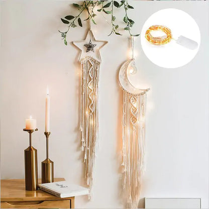 Woven Angel Wings Hanging Decor