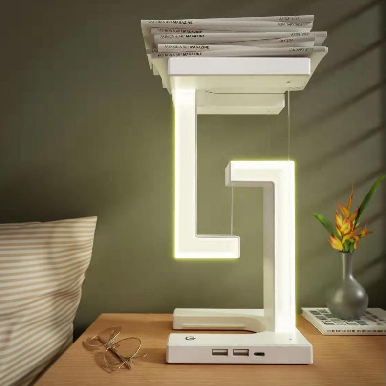 Smart Wireless Charging Balance Table Lamp – Floating Led Light For Bedroom & Home Office