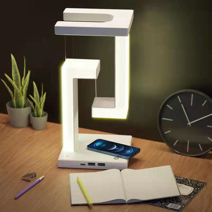 Smartphone Wireless Charging Suspension Table Lamp Balance Lamp Floating For Home Bedroom