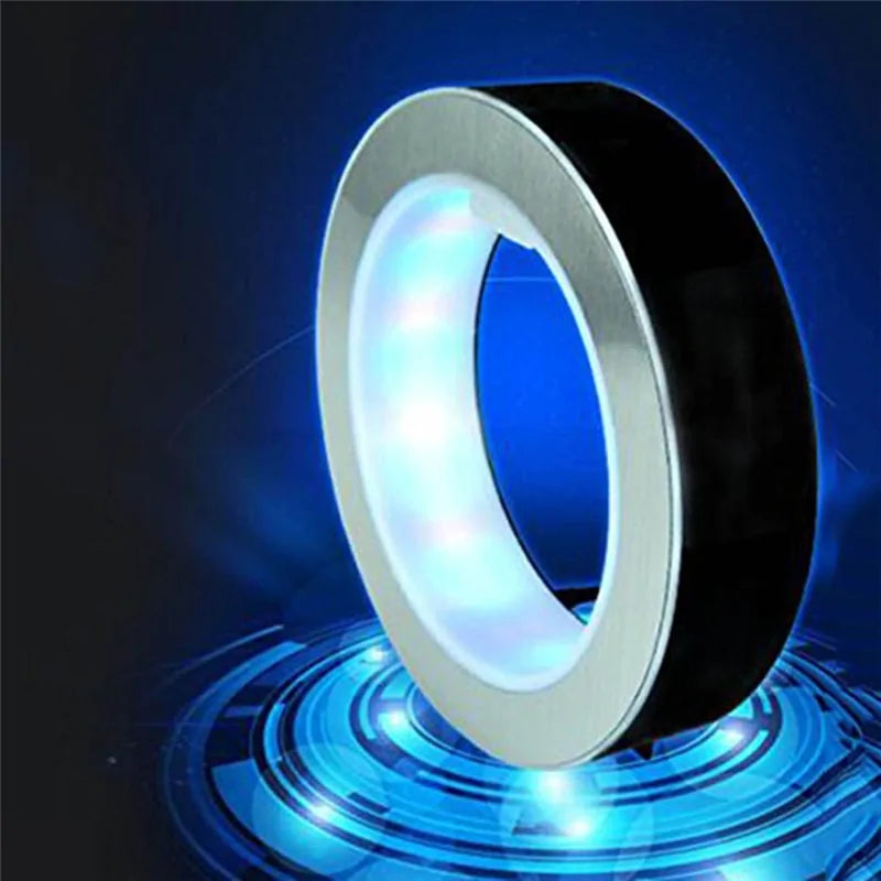 round LED Levitating Rotating Night Lamp