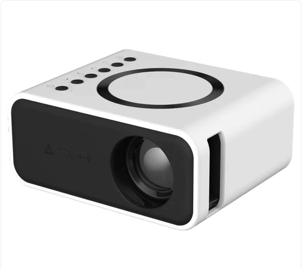 YT300 Mini Portable Projector, 1080P HD with Wired & Wireless Home Theater